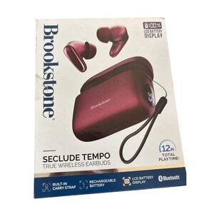 NWT Brookstone Seclude Tempo Wireless Earbuds
